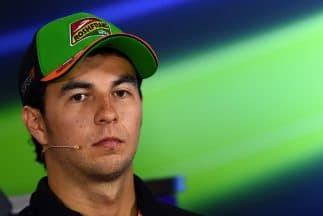 Sergio Pérez logró un tercer lugar y podio en Baréin.