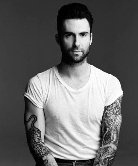 Su ídolo musical es Adam Levine.