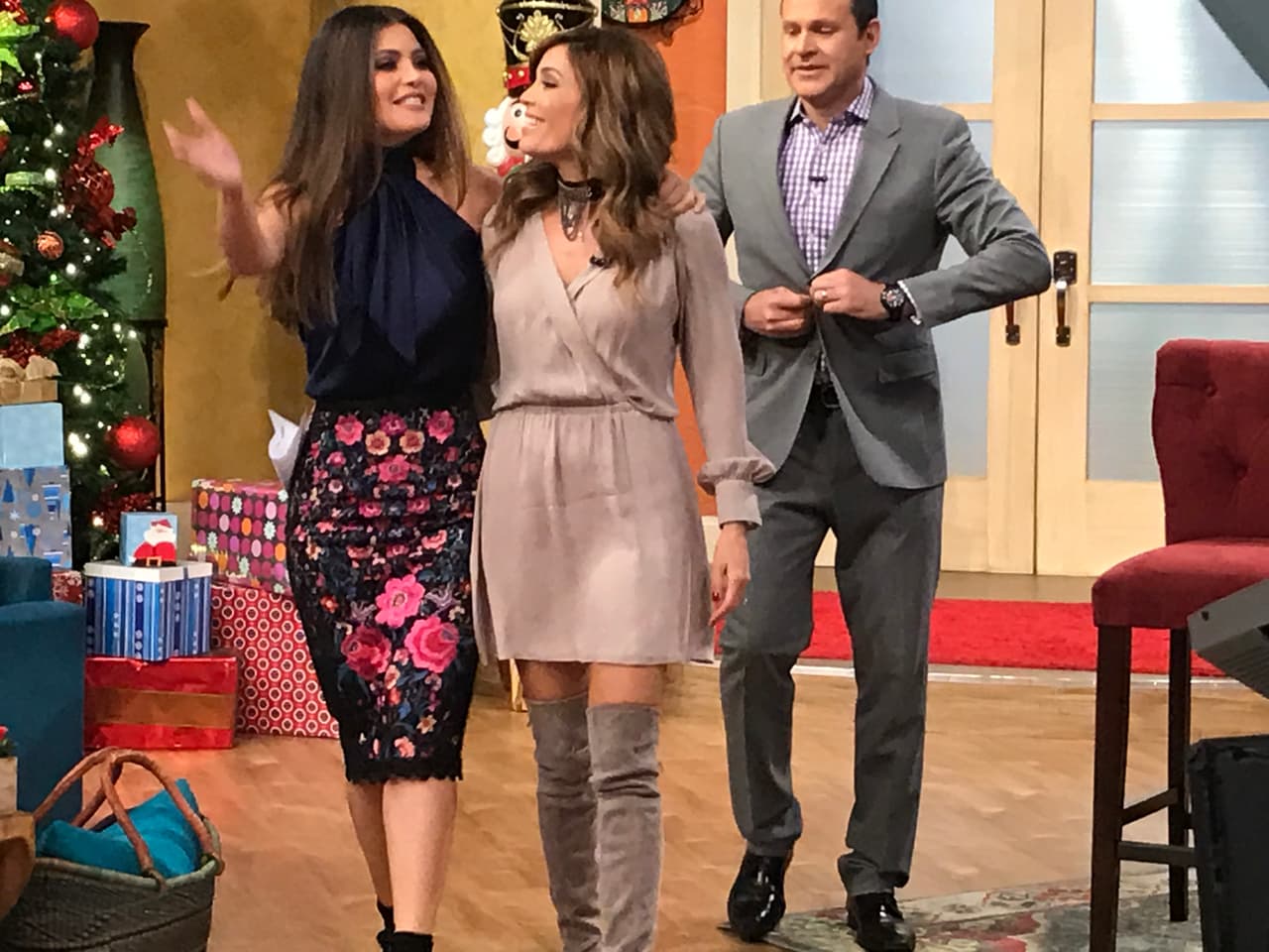 Las visitas de la bella Chiqui siempre son todo un acontecimiento.