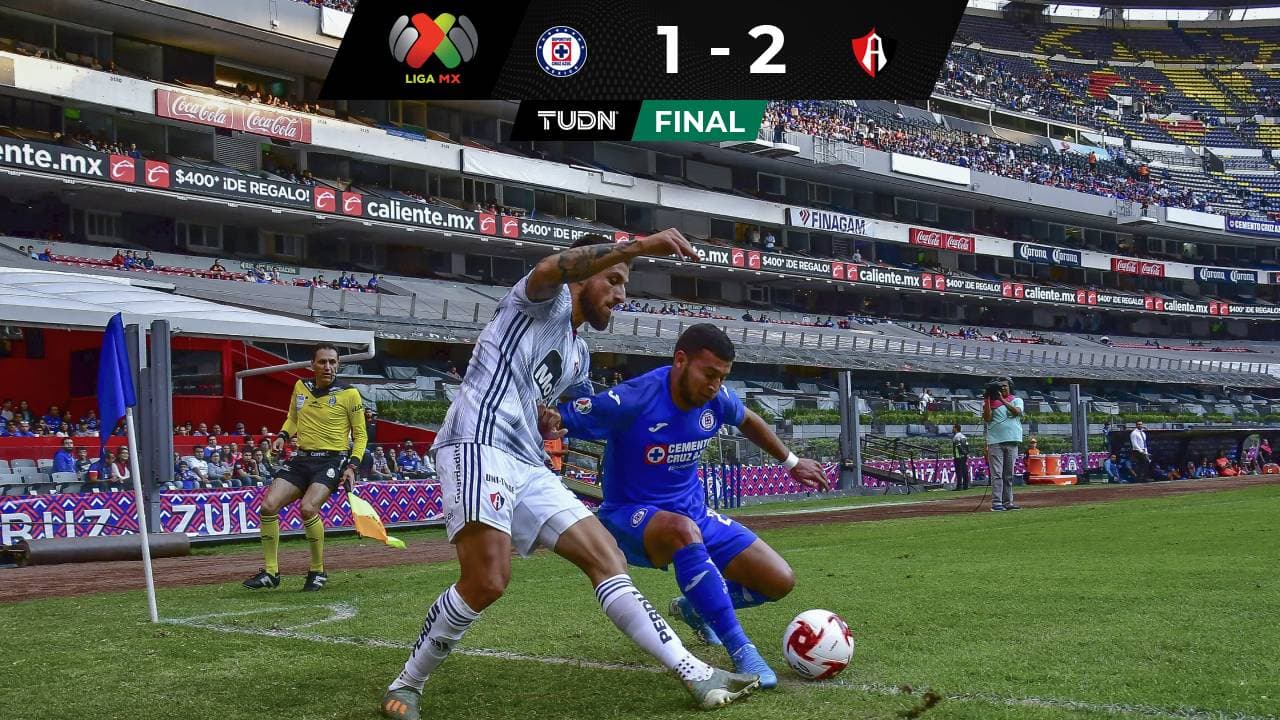 Cruz Azul inicia con el pie izquierdo y pierde con Atlas en casa