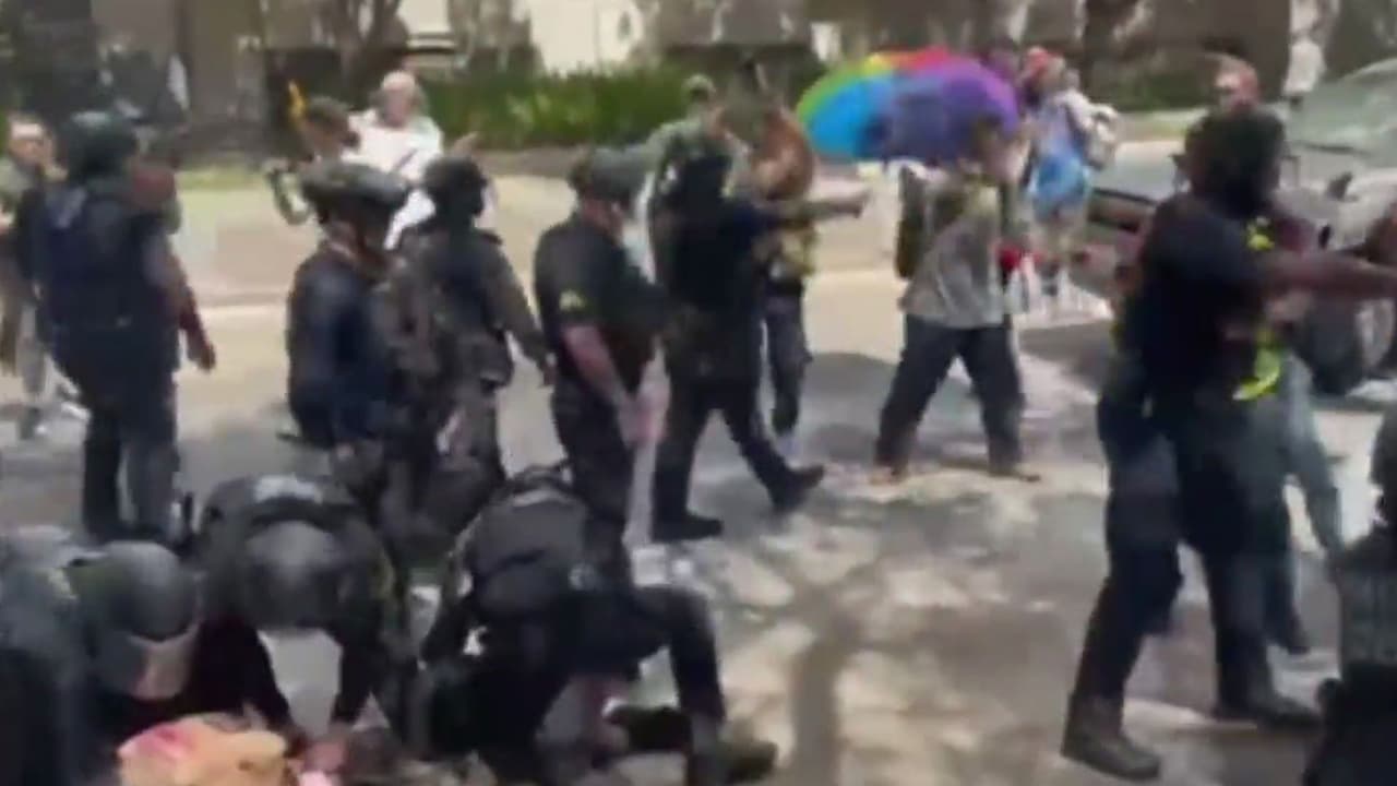 Marcha de protesta contra la agenda de Trump termina con detenciones en Dallas, Texas; esto se sabe