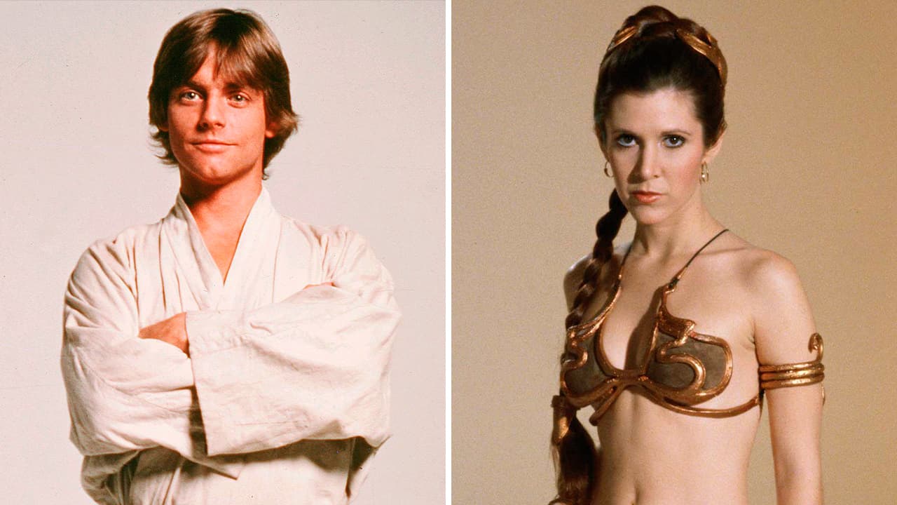 Mark Hamill besó a Carrie Fisher detrás de cámaras, pero nunca la quiso como novia