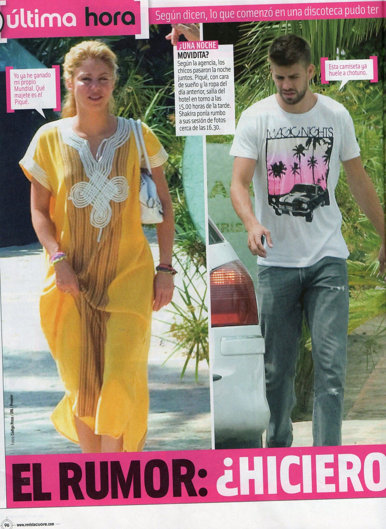 Han pasado siete años desde que la revista Cuore soltó el rumor que, meses más tarde, sería confirmado por la propia cantante. Shakira y Gerard Piqué estaban comenzando una relación, aunque ella se encontraba ligada aún a Antonio de la Rúa.