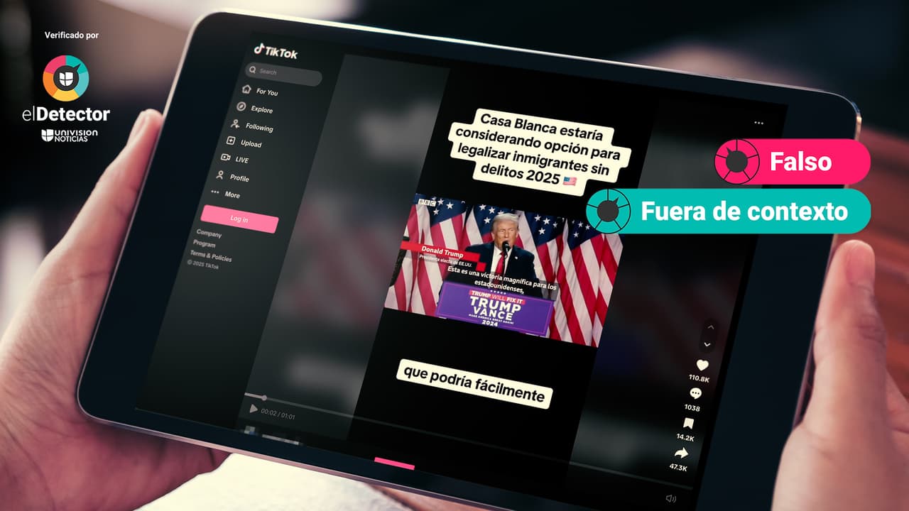 Ese video en el que se dice que Donald Trump estaría considerando la opción de legalizar inmigrantes sin delitos este 2025 es falso