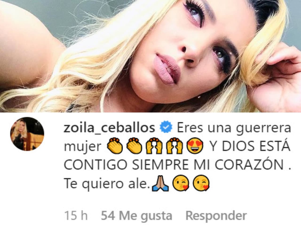 Zoila Ceballos, exparticipante de
<b>Nuestra Belleza Latina 2008</b>, la describió como una "guerrera".
<br>