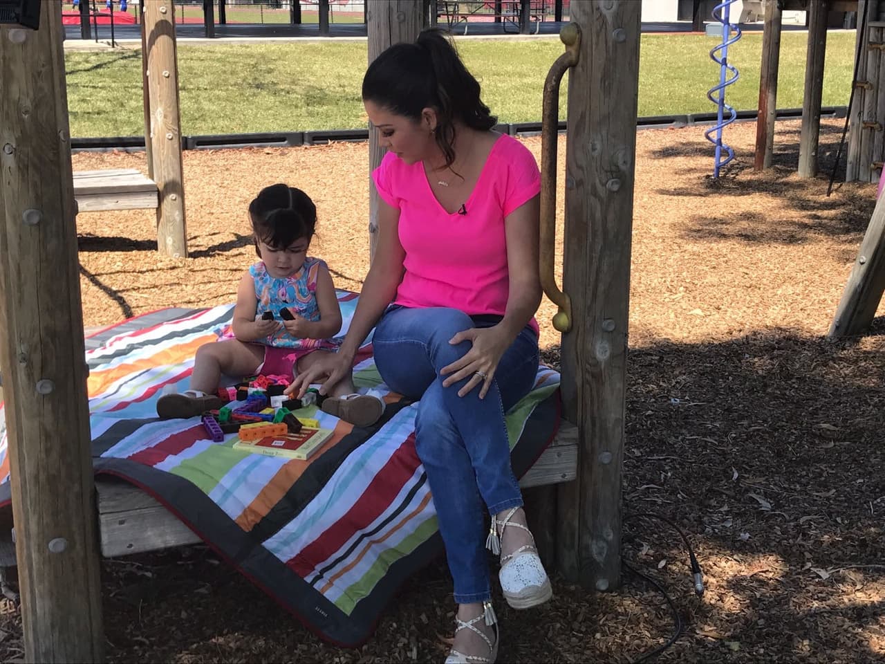 Ana Patricia tiene la oportunidad de compartir en su trabajo momentos tan especiales como este.