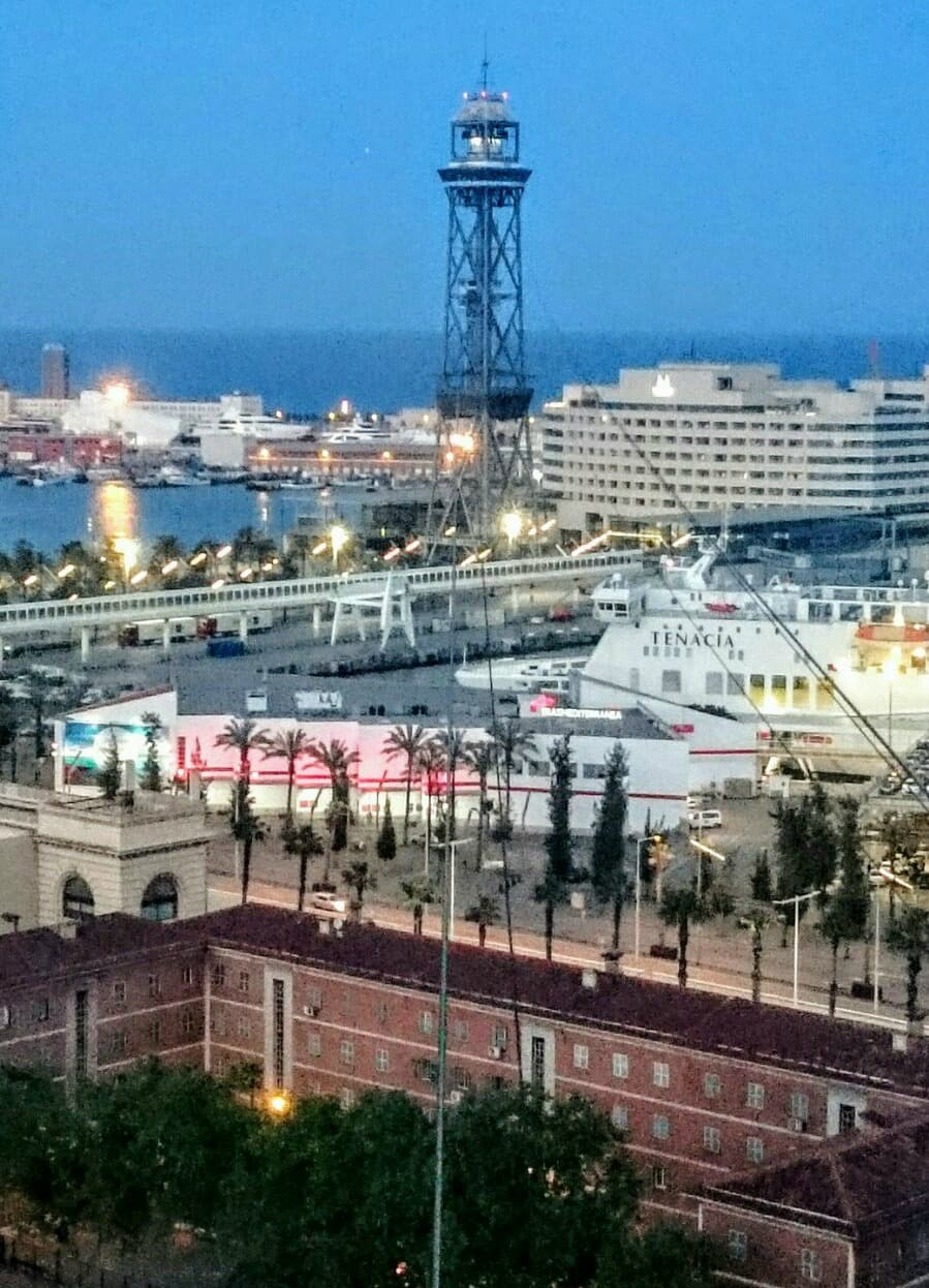 Barcelona port/Photo courtesy of Juan Calvo.