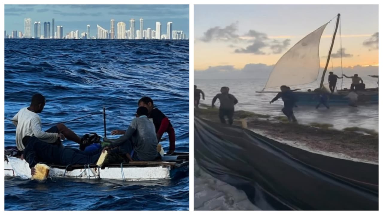 Estas son las opciones de legalizar su situación para los balseros cubanos que llegan a EEUU