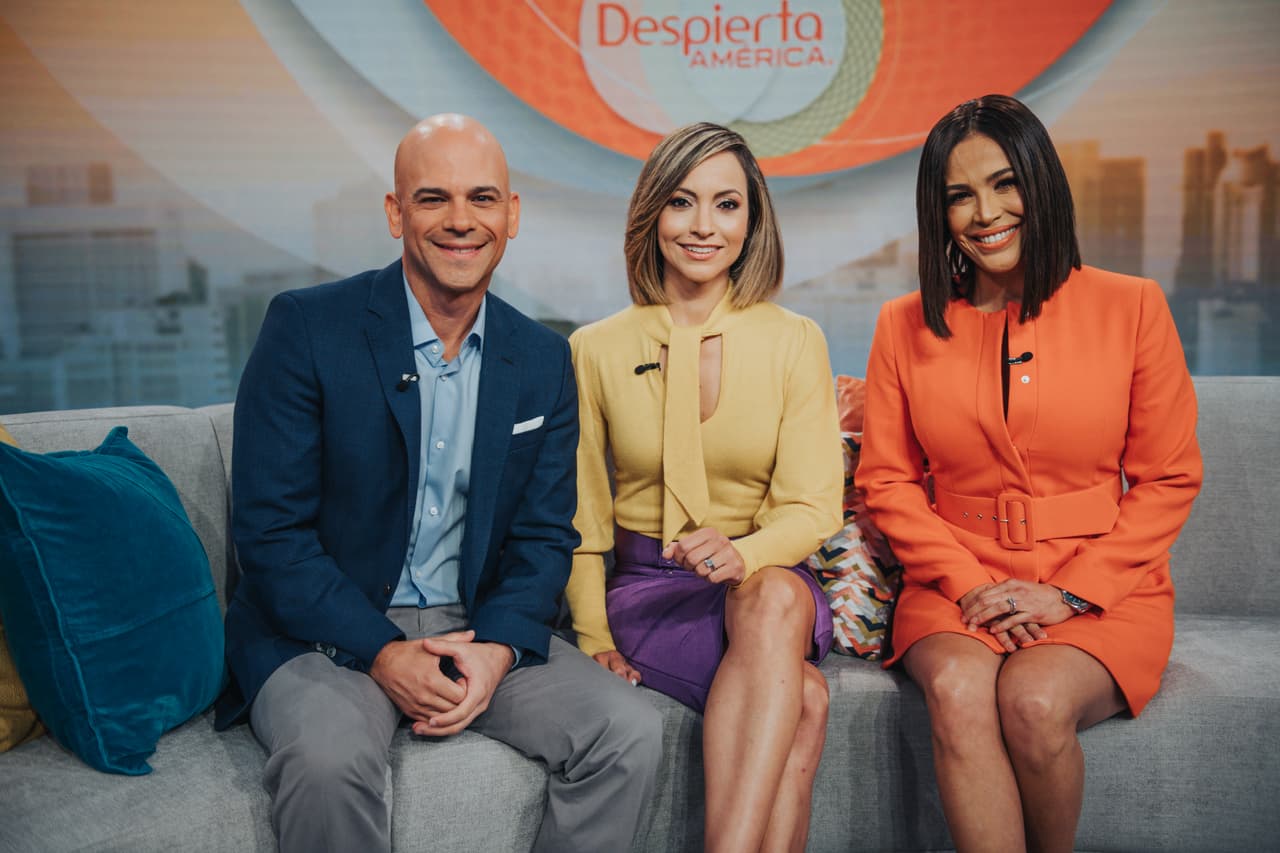 La felicidad era evidente, en Despierta América somos una gran familia.