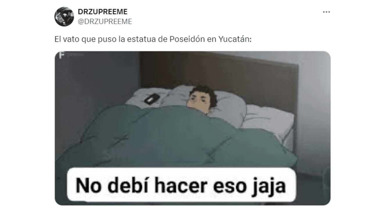 La supuesta batalla entre Chaac y Poseidón inundó de memes las redes sociales.