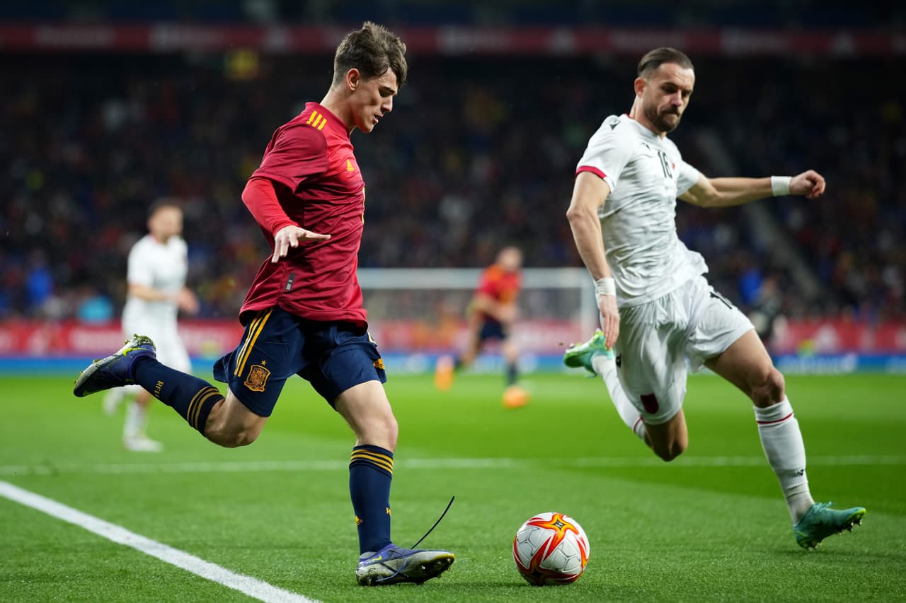 España sacó un apurado triunfo ante la Selección de Albania en un encuentro que dejó la emoción para los minutos finales.