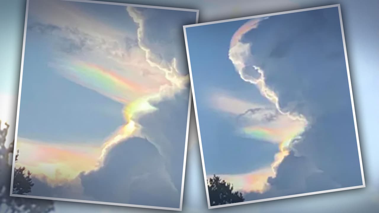 Mujer capta fenómeno “arcoíris de fuego” en el cielo de Florida