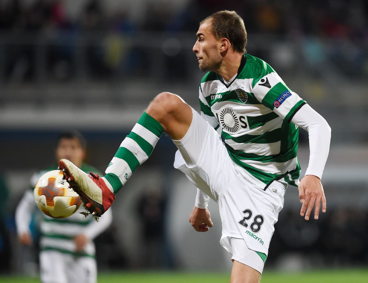 El holandés Bas Dost, jugador de Sportin Lisboa, es el nombre que suena para ser la ficha goleadora del Sevilla ante el bajo porcentaje del colombiano Luis Fernando Muriel.