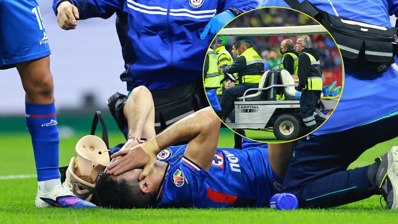 Nico Ibáñez sufre terrible lesión y abandona el América vs. Cruz Azul