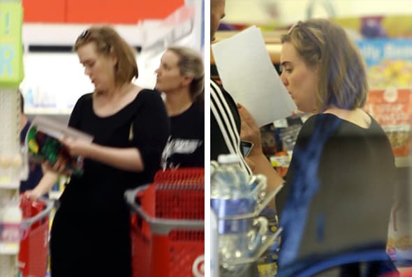 ¿Quién es esta famosa que fue sorprendida sin 'make up'? ... ¡Pues es Adele!