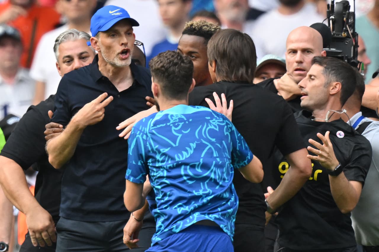 Los Blues y los Spurs dividieron puntos en el duelo de la Jornada 2 en la Premier League, que terminó con un conato de bronca.