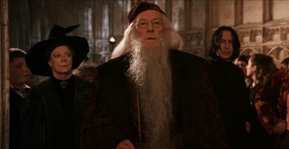 McGonagall, Dumbledore y Snape