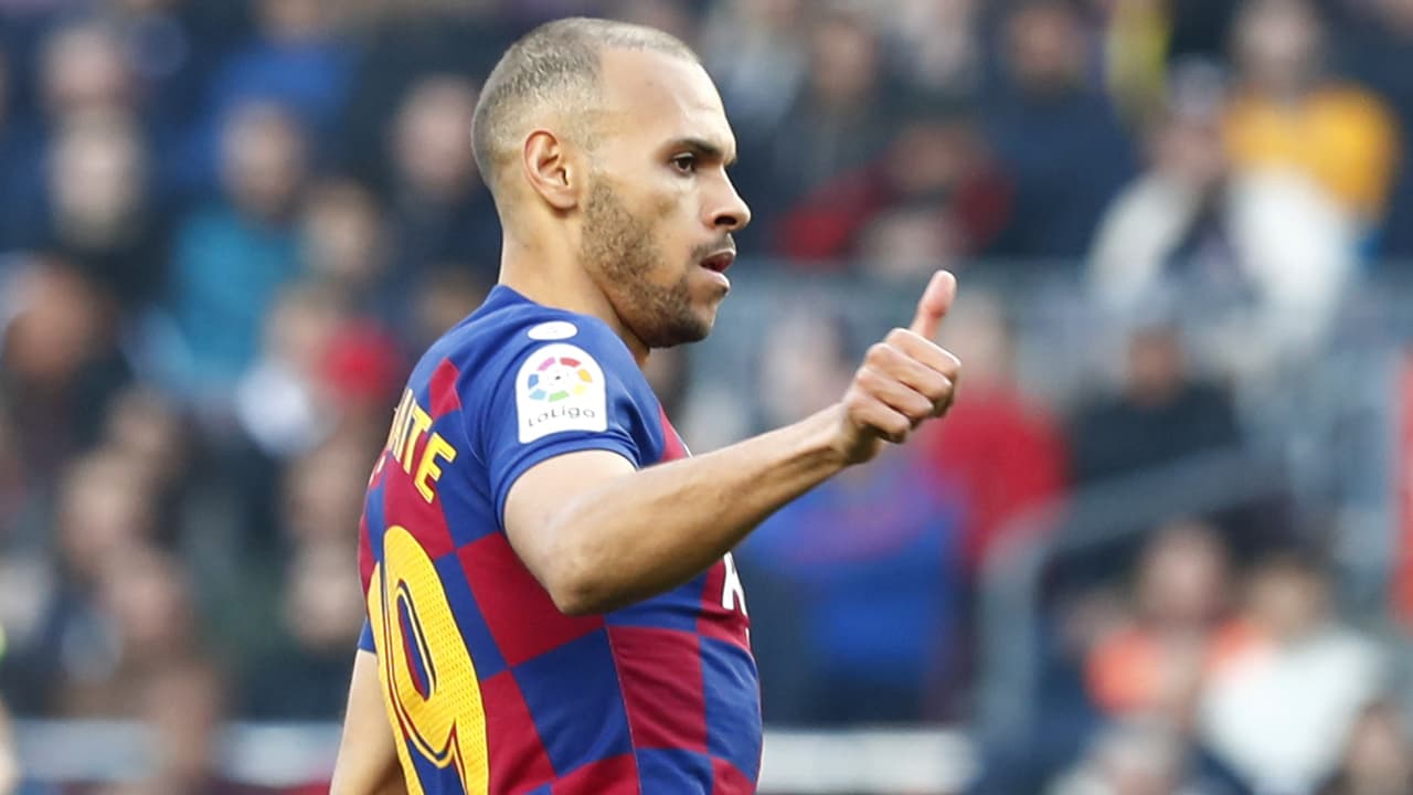 Martin Braithwaite del Barcelona elogia a Javier Aguirre