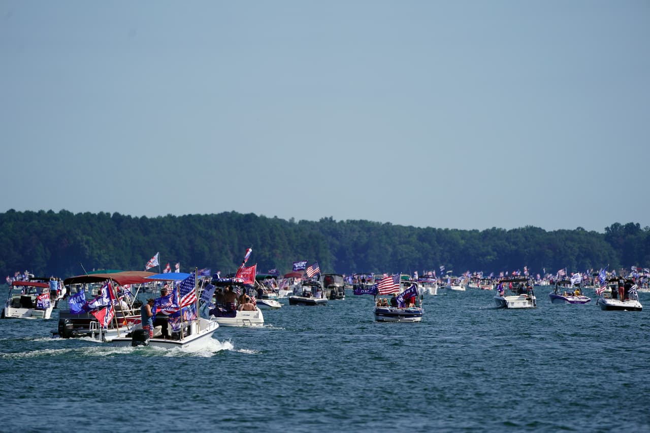 “Me sorprende el apoyo que nos brindó North Georgia. Simplemente muestra a la gente uniéndose y apoyando a nuestra gran nación", dijo Dustin Melton, el bombero de Gainesville y organizador del evento.