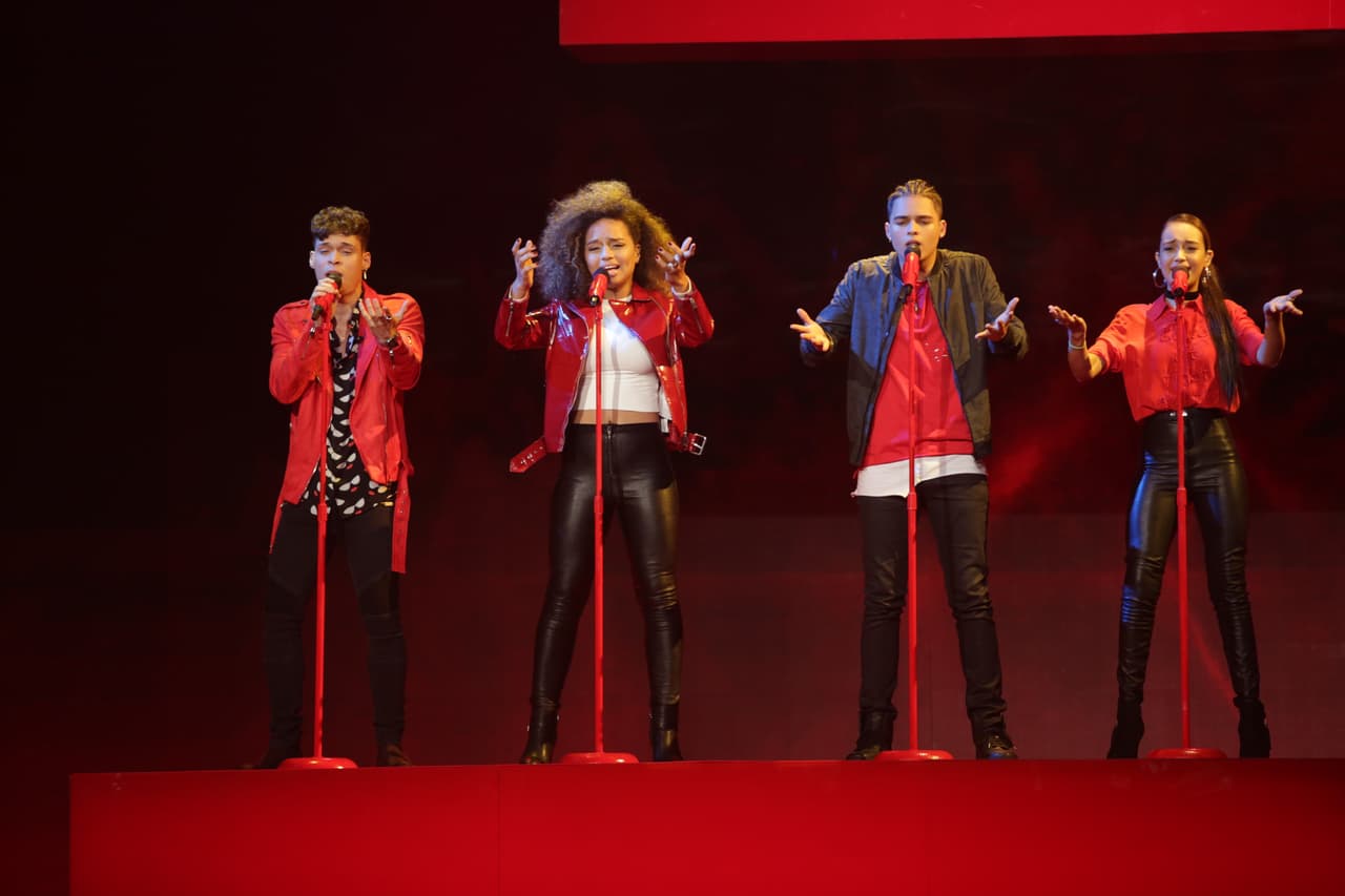 El alma la dejó cantando “Rival” de Romeo Santos Ft. Mario Domm junto a Verónica, Alondra y Brian.