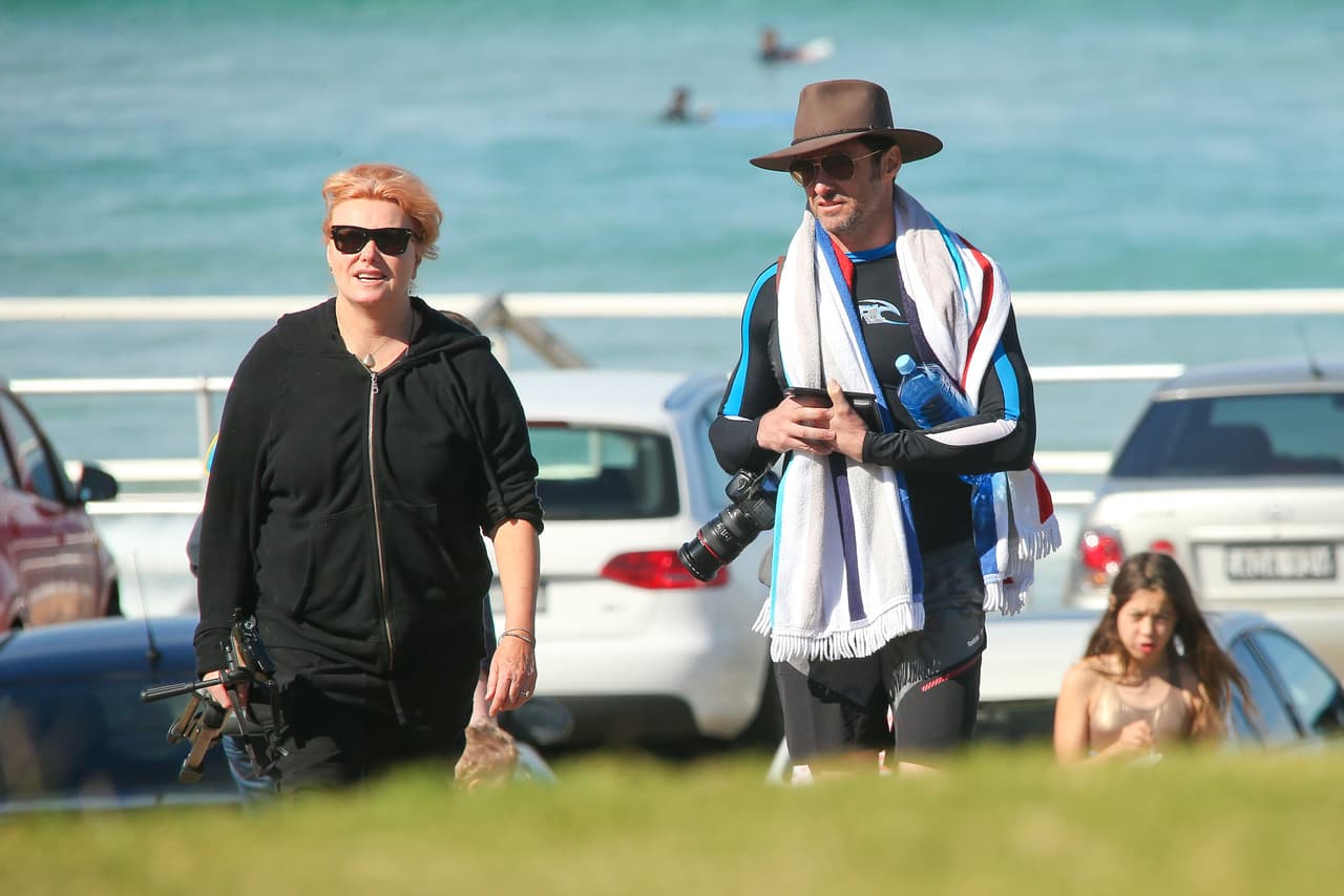 Su pareja Deborra-Lee Furness, captó cada uno de los momentos que pasaron.