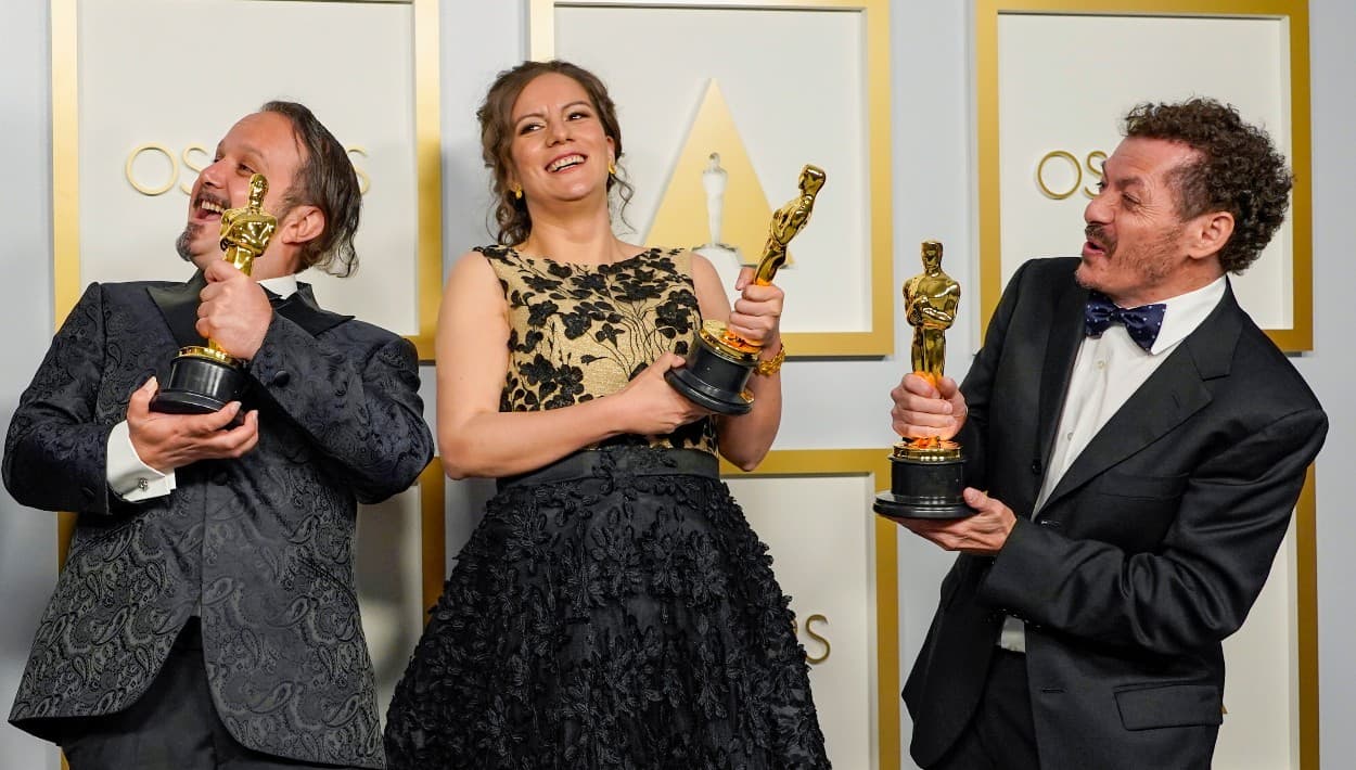 Trío mexicano gana el Oscar al Mejor Sonido por la cinta 'Sound of Metal'