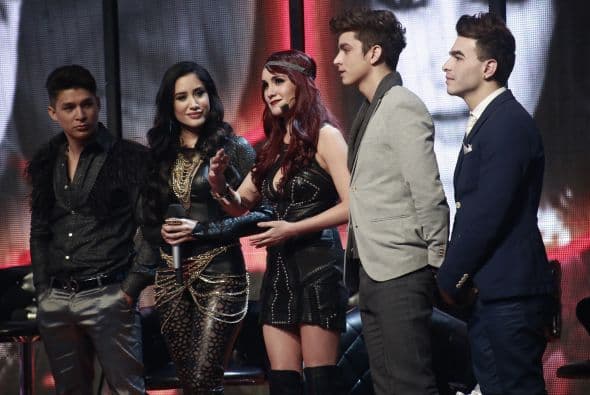 Dulce y sus chicos también le desearon suerte a Yaza.