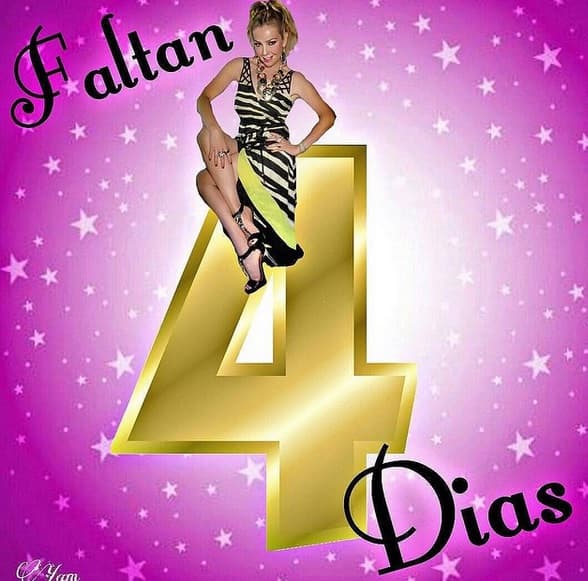 Thalía está tan emocionada que no para de hacer la cuenta regresiva para su gran día.