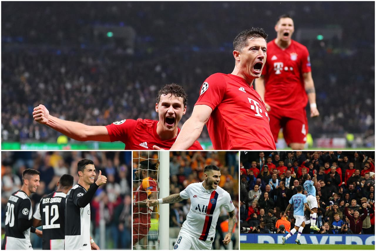 Bayern goleó 7-2 en su visita a Tottenham. Shakhtar, PSG, Estrella Roja, Manchester City, Juventus y Atlético de Madrid también ganaron.