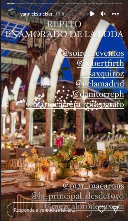 La gran fiesta se celebró en la hacienda Xucú, en Yucatán, México.