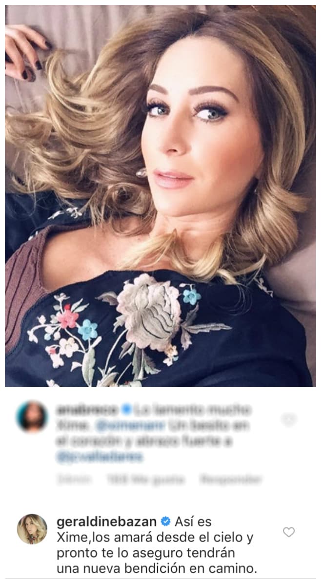 Geraldine Bazán.