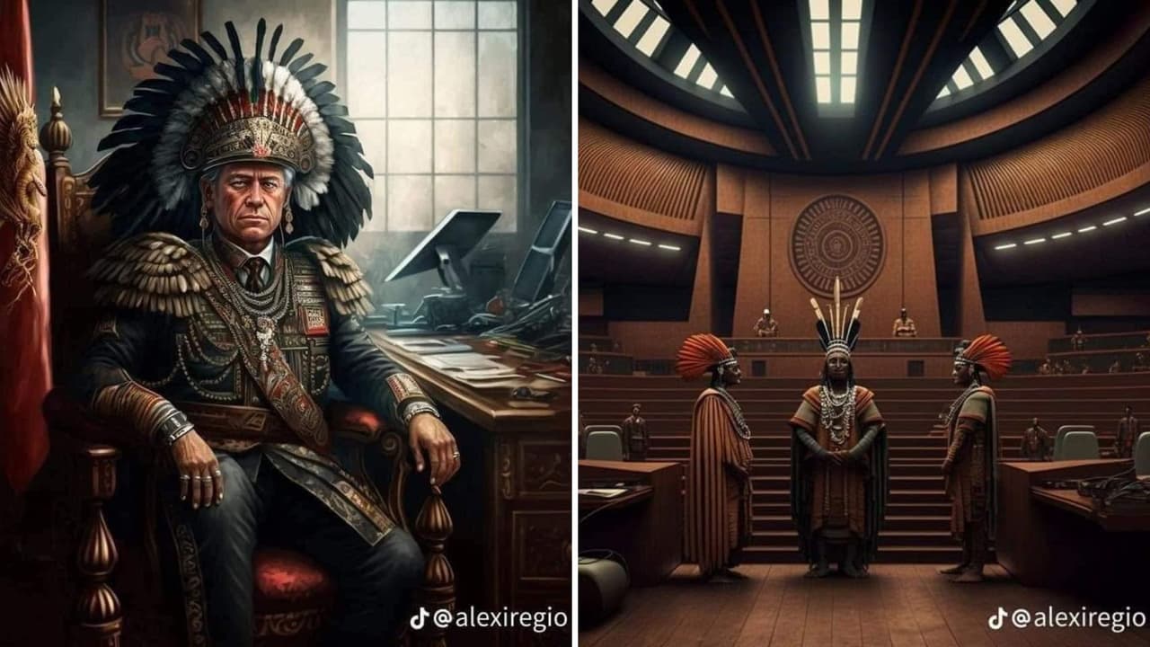 Así se vería México si no hubiera sido conquistado por los españoles, según inteligencia artificial