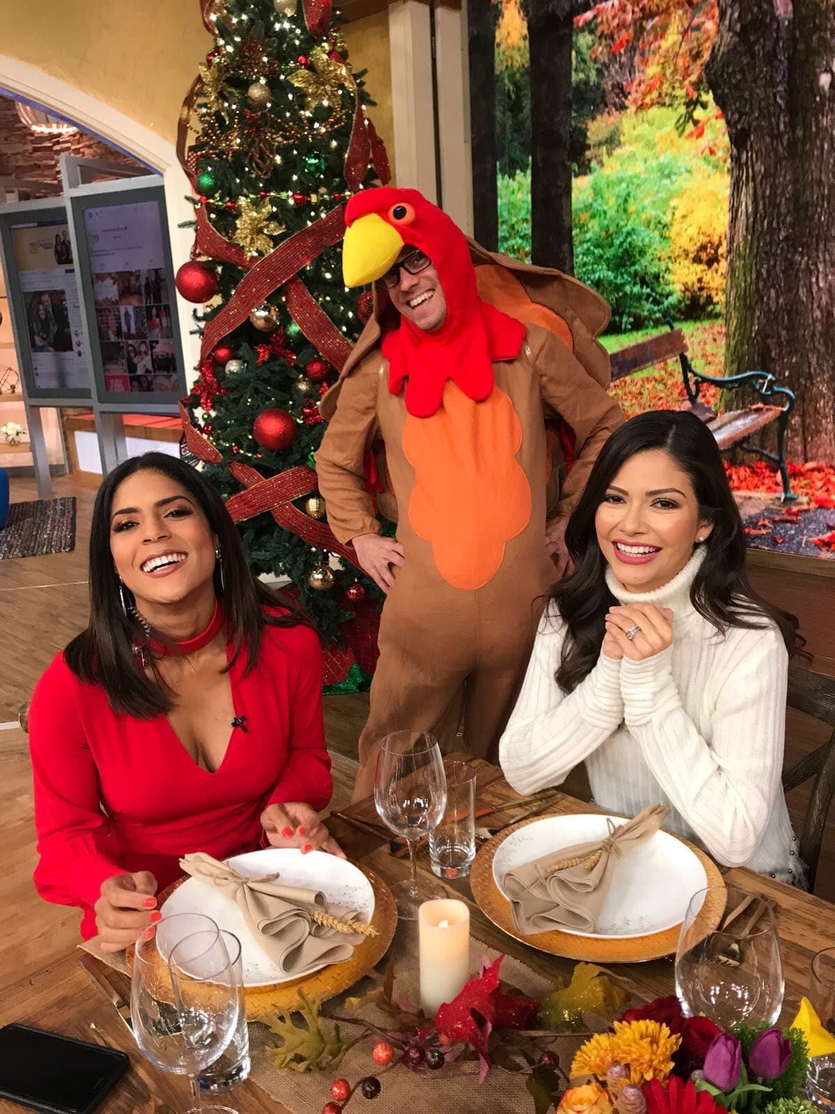 Este Día de Acción de Gracias el pavo no podía faltar y en Despierta América tuvimos más de uno.