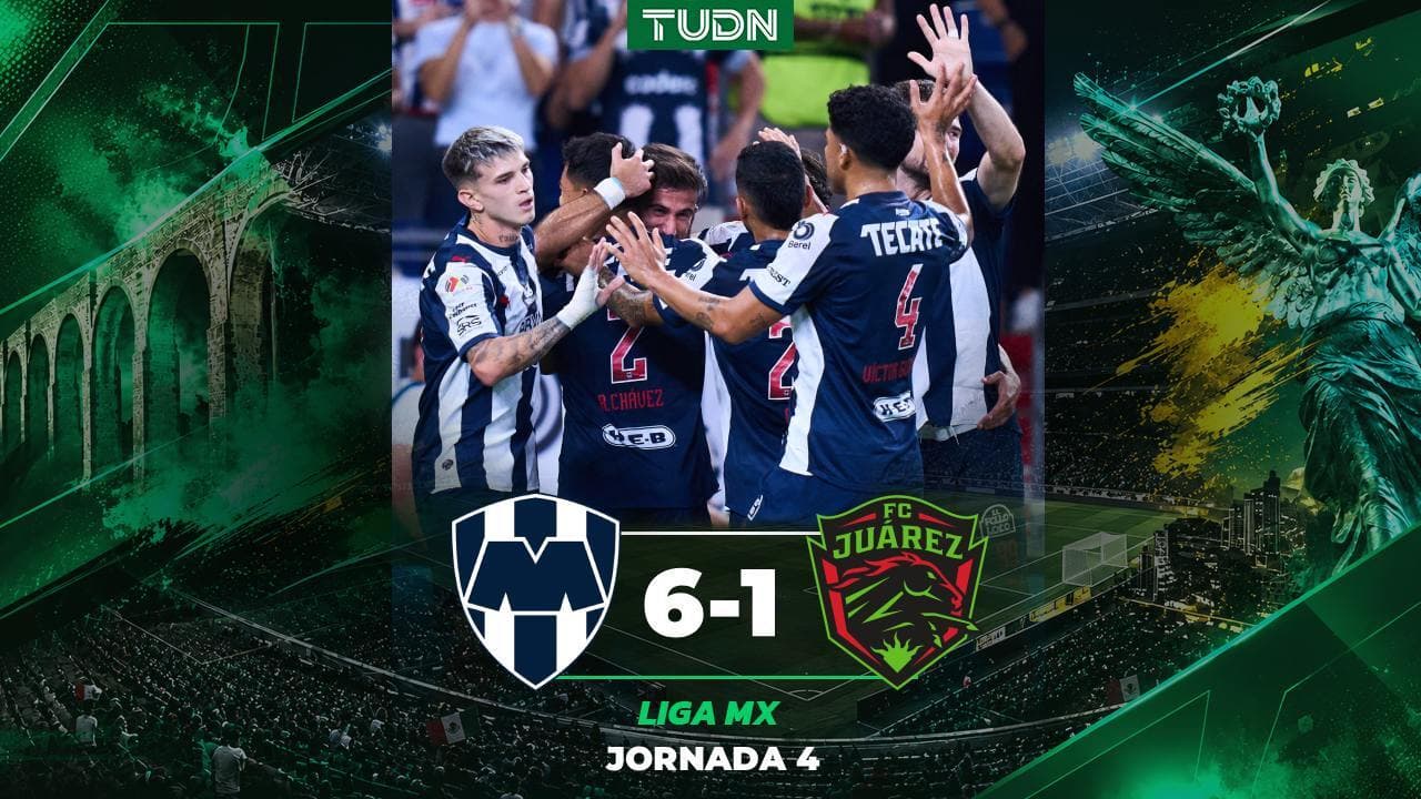 Resumen | ¡Fiesta de goles en el Gigante de Acero! Rayados goleó a Bravos 6-1