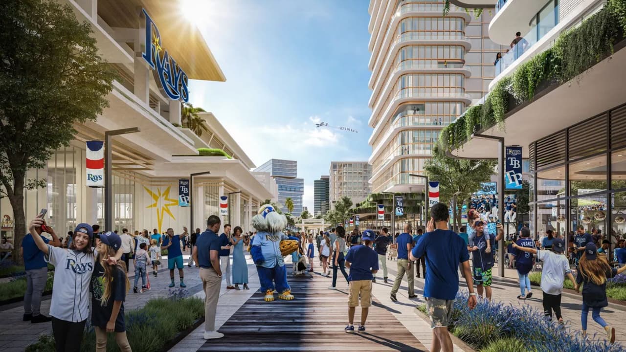 El nuevo estadio de los Tampa Bay Rays en St. Petersburg garantizará la permanencia del equipo por 30 años y revitalizará el Distrito Histórico de Gas Plant.