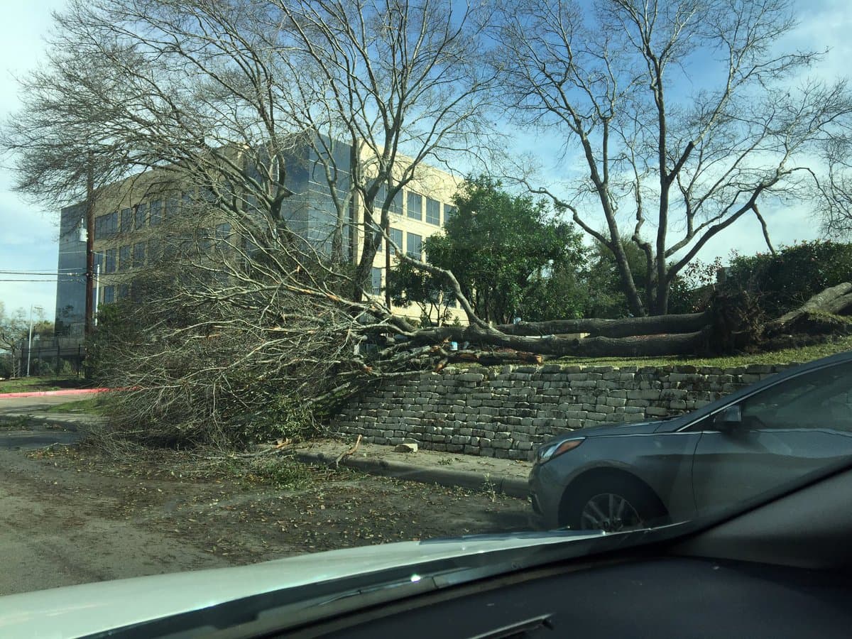 Usuarios de redes sociales compartieron imágenes de los daños provocados por las tormentas severas y tornados que afectaron en centro de Texas.