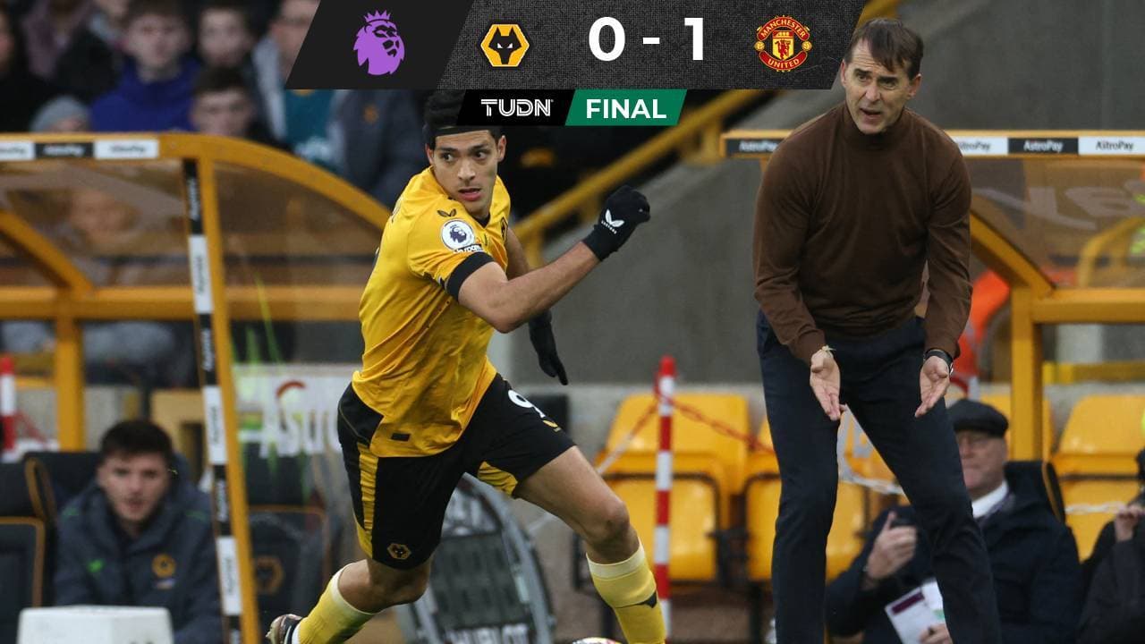 Jiménez con pocos minutos en la derrota de los Wolves ante el Manchester United