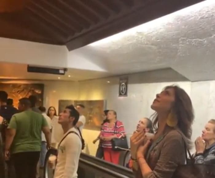 A través de su cuenta en Instagram, Lorena compartió una serie de imágenes y clips de su visita a Basílica.