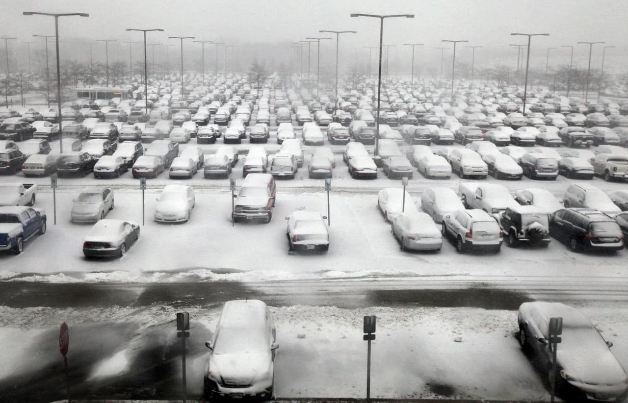 La nieve comenzará alrededor de las 8:00 p.m. y continuará durante la noche