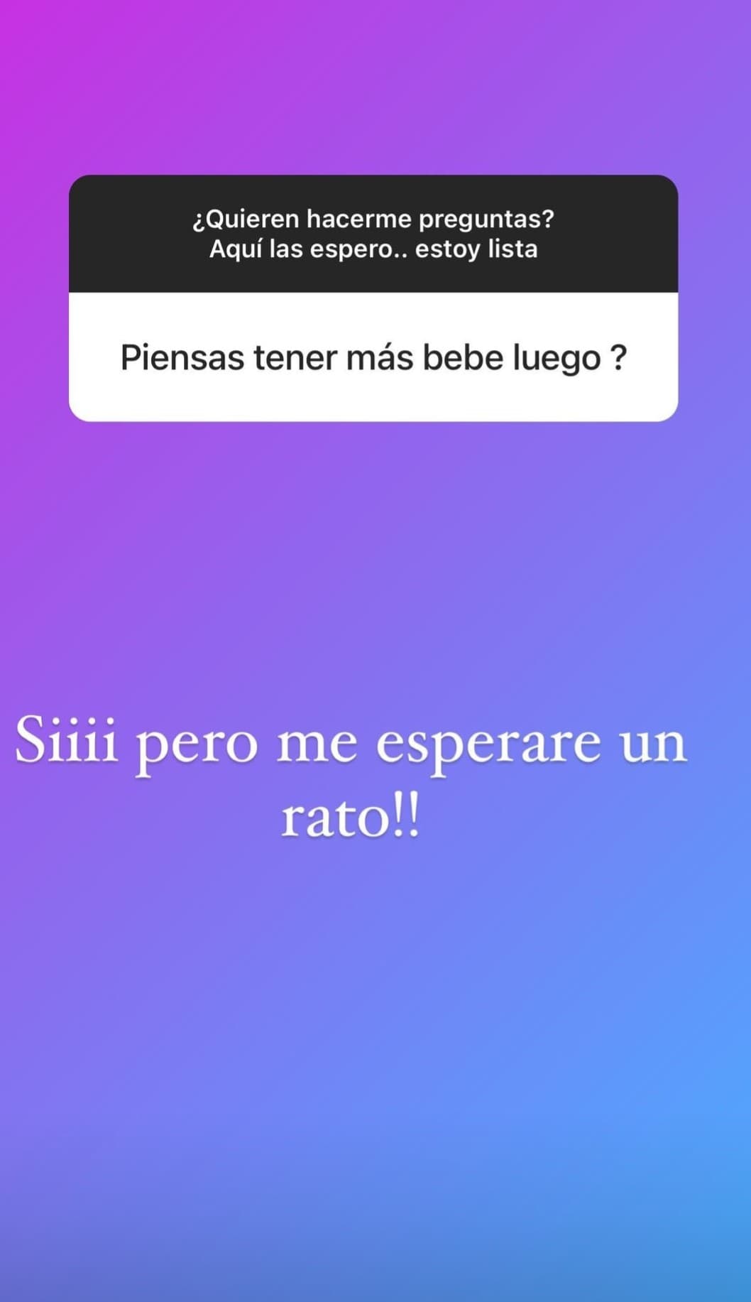 Y por supuesto que el plan de agrandar a la familia Zampogna lo tienen en mente, pero antes de darle un hermanito o hermanita a Gennaro, la presentadora y su esposo quieren disfrutar a su primogénito al máximo.
