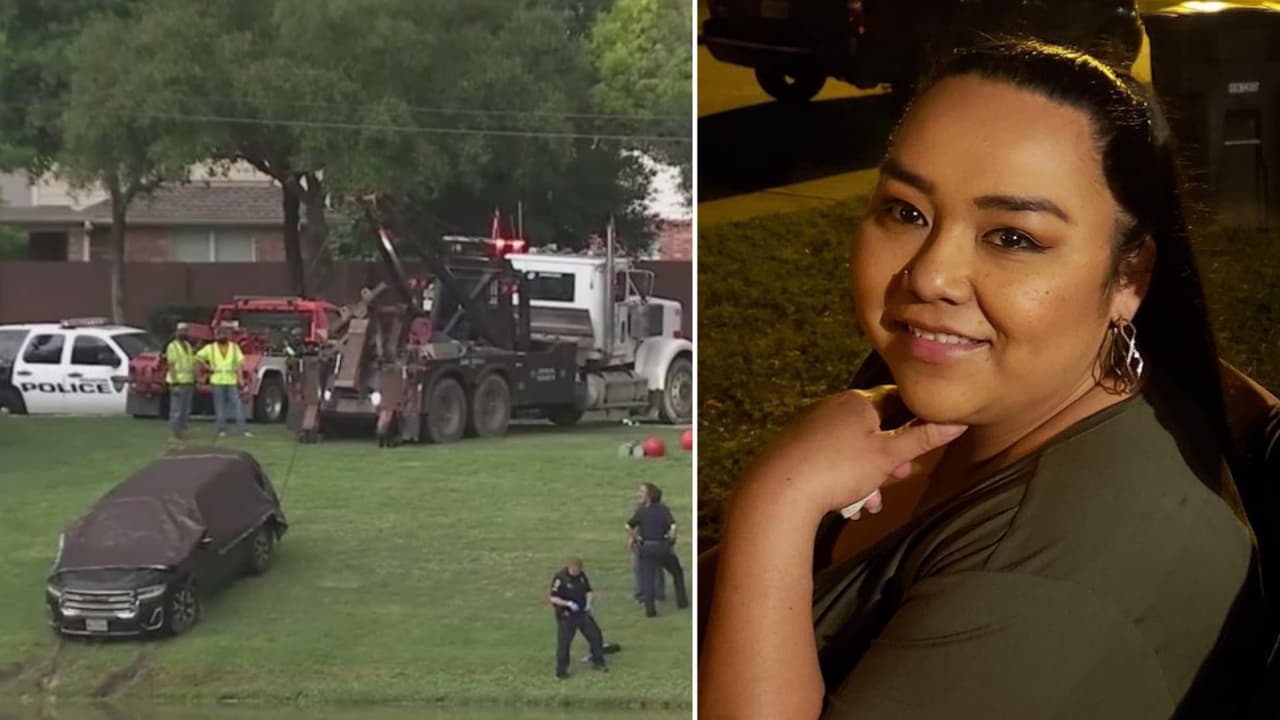 Encuentran el auto de Erica Hernández en un estanque de Pearland con un cuerpo dentro: lo que se sabe