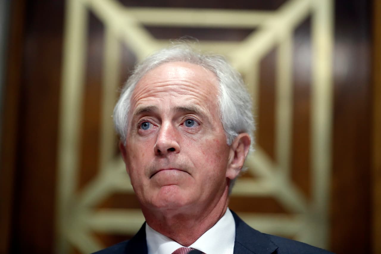Bob Corker, senador de Tennessee, es un poderoso aliado de McConnell. Anunció este martes que no buscará reelección