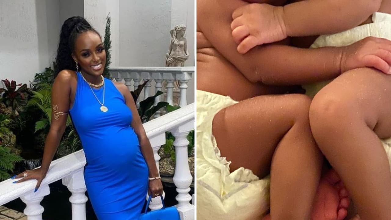 <b>#1 Amara La Negra</b>
<br>El Día de las Madres de este año, será una doble celebración para la modelo y cantante, quien 
<a href="https://www.univision.com/famosos/nacen-gemelas-amara-la-negra">dio a luz a dos bebitas el pasado 23 de marzo de 2022</a>.