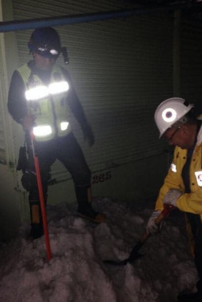 Tras los incidente los servicios de protección civil acudieron a las zonas afectadas. Imagen tomada de Twitter.