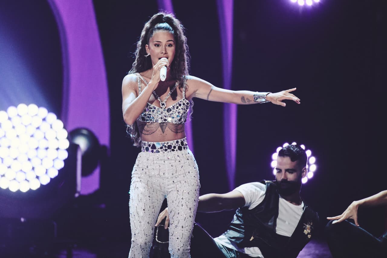 Celebraron a la famosa cantante interpretando ‘Como la flor’, ‘Carcacha’, ‘Techno cumbia’, ‘Baila esta cumbia’, ‘Amor prohibido’ y ‘Fotos y recuerdos'.