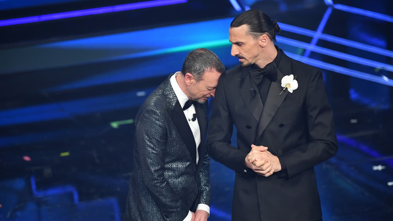 Zlatan se presenta en San Remo y 'raspa' al Liverpool