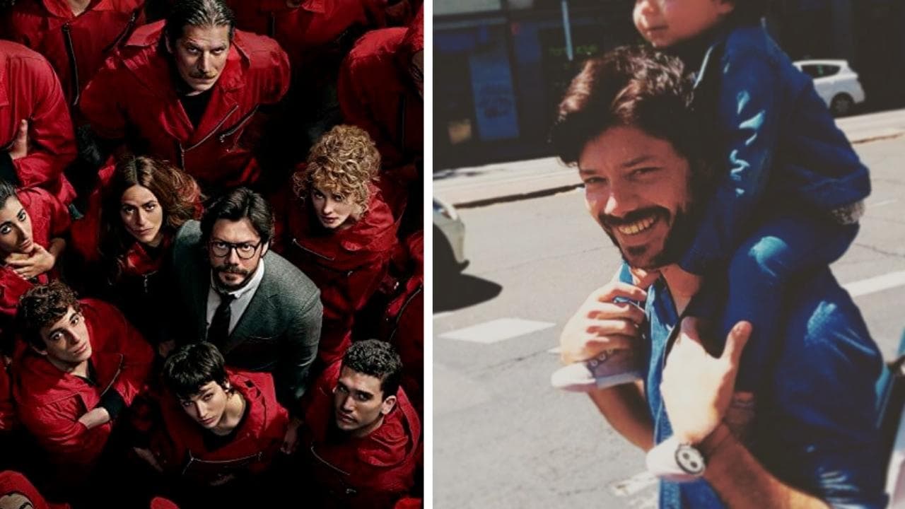 Denver y El profesor sí tienen hijos en la vida real: ellos son los pequeños de 'La Casa de Papel'