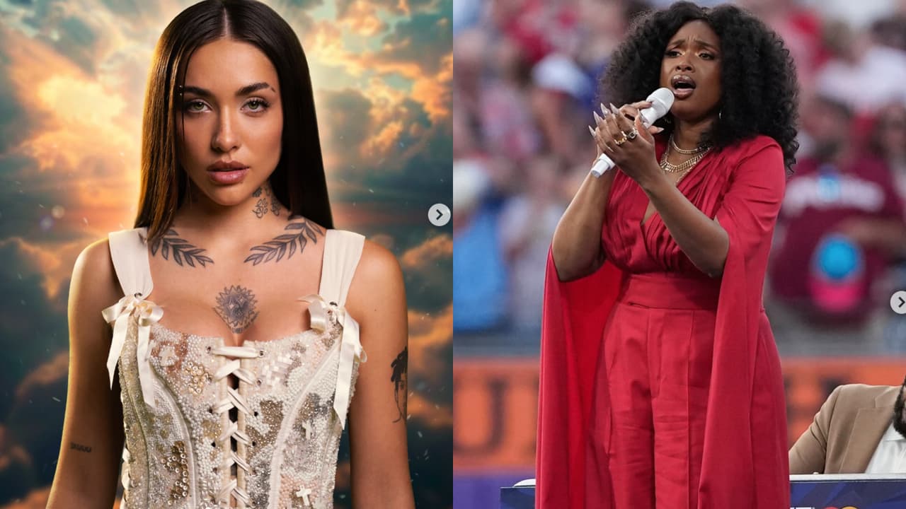 María Becerra y Jennifer Hudson lucen con himnos nacionales en la Final