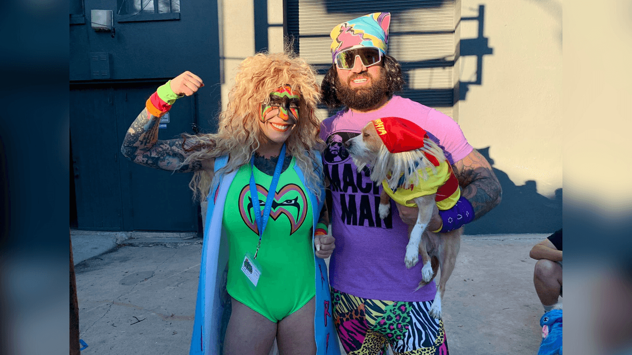 Ultimate Warrior, Macho Man y Hulk Hogan.