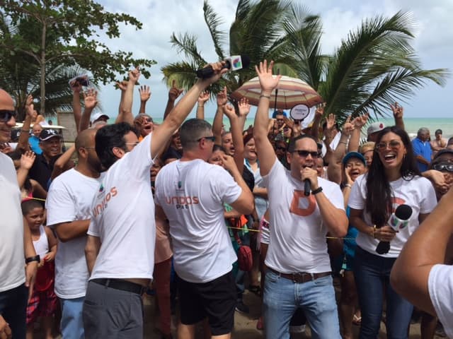 Univision Puerto Rico llevó la fiesta a Punta Santiago y Tropical Beach.
